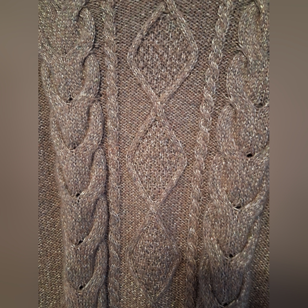 💥H&M Cable Knit Sweater | Cozy Neutral Chic ✨ Size L - Picture 4 of 7